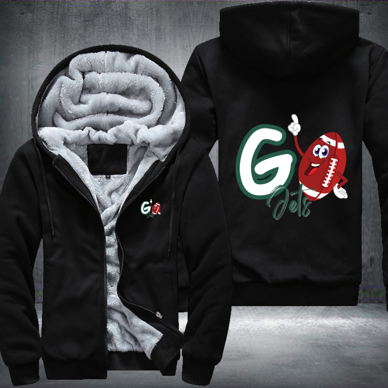 Go Jets Fleece Hoodies Jacket