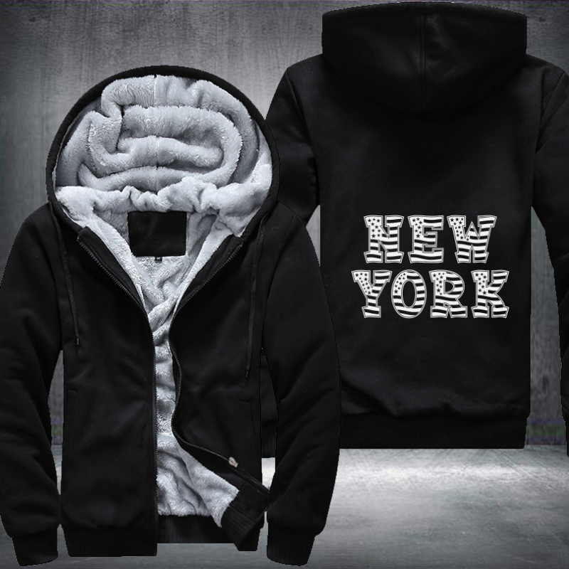 Patriotic USA State New york Design Fleece Hoodies Jacket