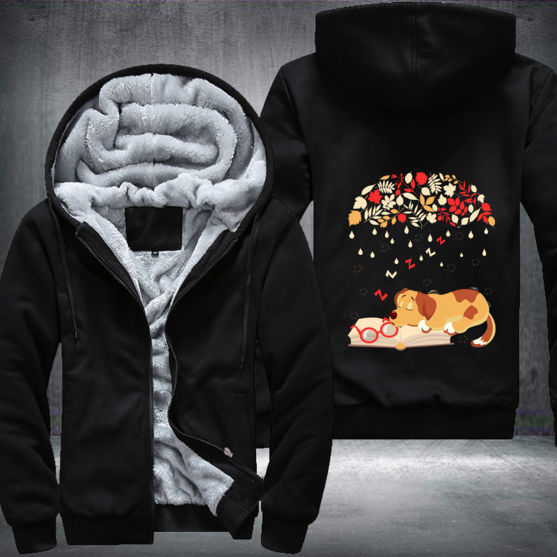 Sleep Dog Fleece Hoodies Jacket