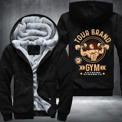 Tour Brand GYM Extreme Strength Fleece Hoodies Jacket