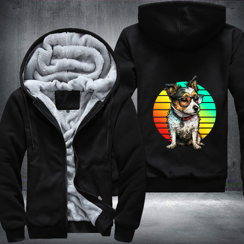 Adorable Dog Fleece Hoodies Jacket