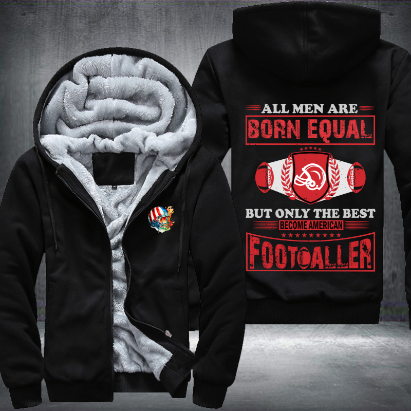 All men born equal American Fleece Hoodies Jacket