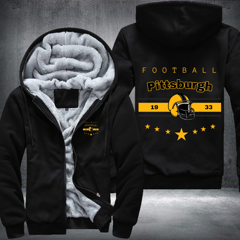 Vintage Football Pittsburgh 1933 Fleece Hoodies Jacket