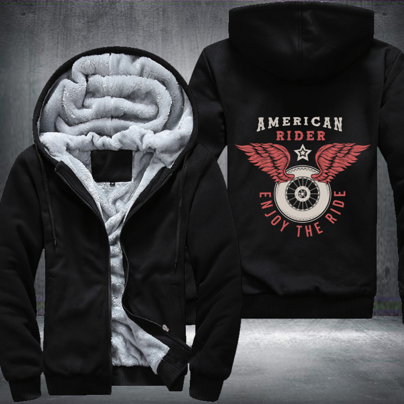 American Rider Enjoy The Ride Fleece Hoodies Jacket