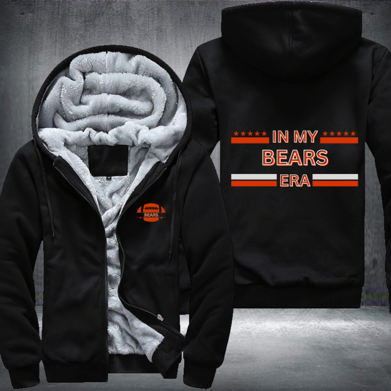 In My Football Era Game Day Bears Fleece Hoodies Jacket