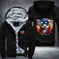 Animal Hiphop Graphic Funny Koala Fleece Hoodies Jacket