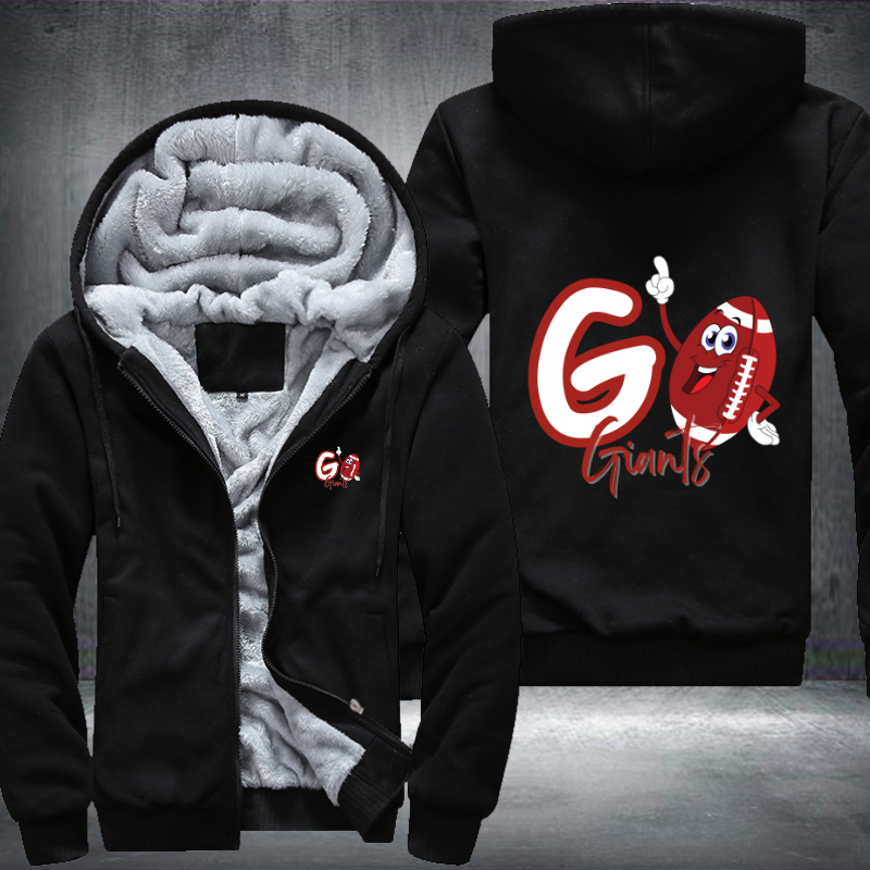 Go Giants Fleece Hoodies Jacket