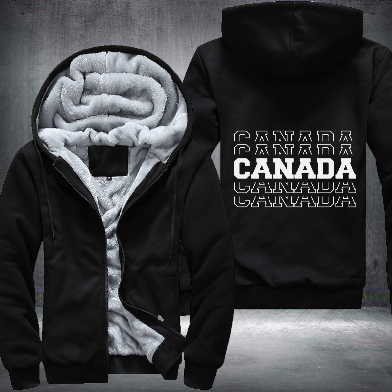Canada Fleece Hoodies Jacket
