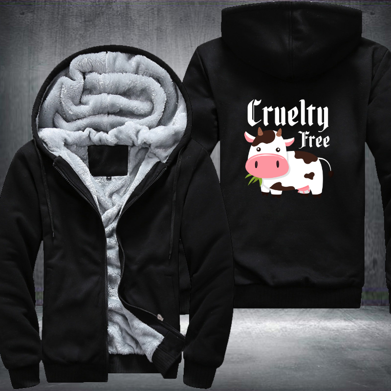 Cruelty Free Fleece Hoodies Jacket