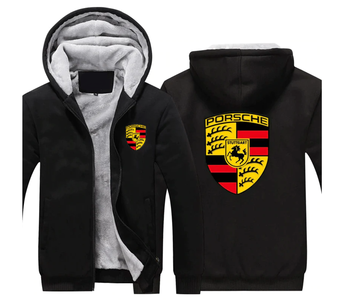 Porsche Fleece Hoodies Jacket