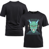 Anime Japanese Streetwear Those who chase two hares Cotton Black Short Sleeve T-Shirt