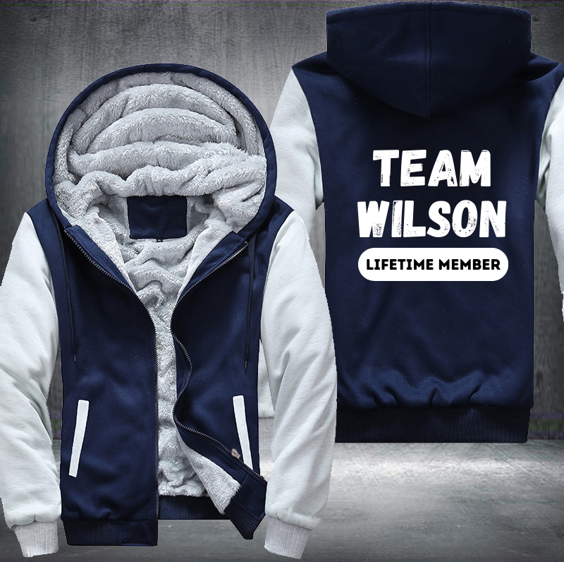 Team WILSON Lifetime Member Family Fleece Hoodies Jacket