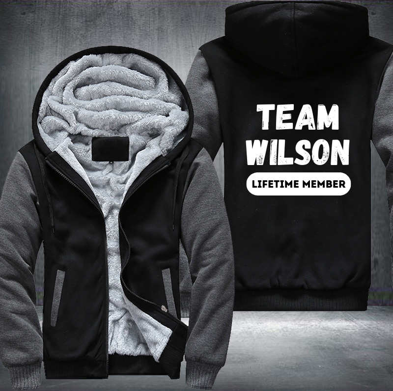 Team WILSON Lifetime Member Family Fleece Hoodies Jacket