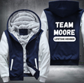 Team MOORE Lifetime Member Family Fleece Hoodies Jacket