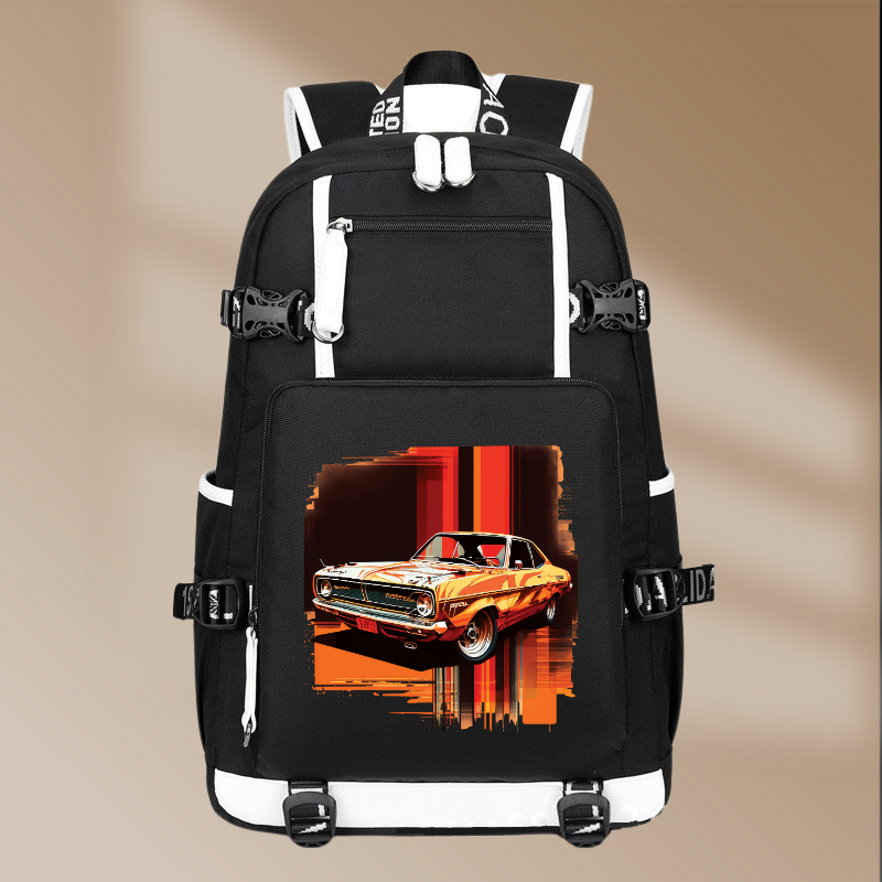 Dodge Dart 1969 Design Printing Canvas Backpack