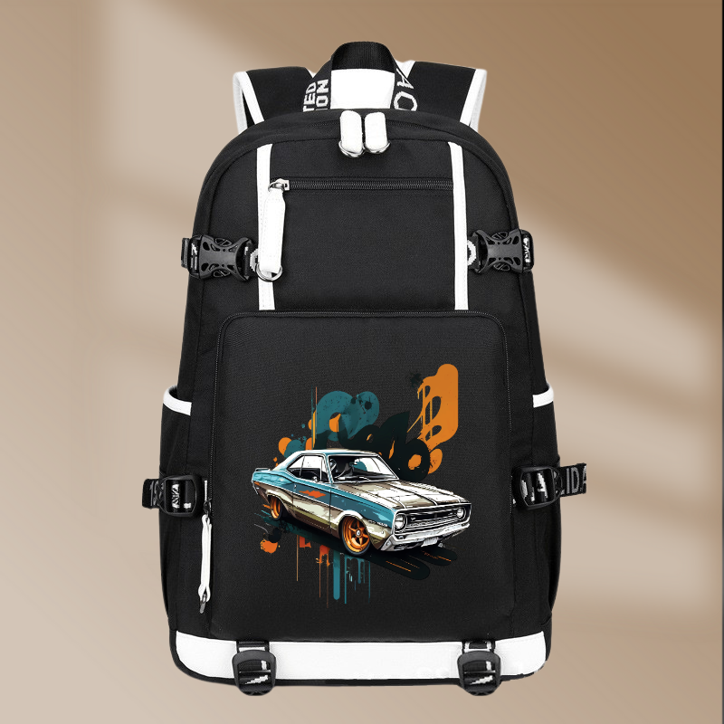 Dodge Dart 1969 Vintage Printing Canvas Backpack