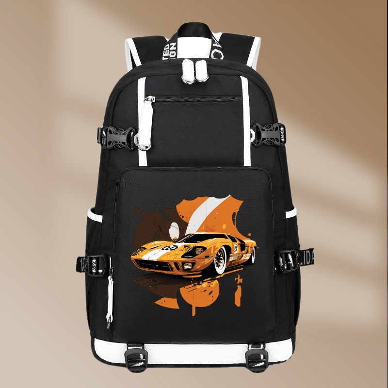 Ford GT40 1964 Printing Canvas Backpack