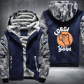 corgi boba Fleece Hoodies Jacket