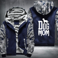 DOG MOM cute design Fleece Hoodies Jacket