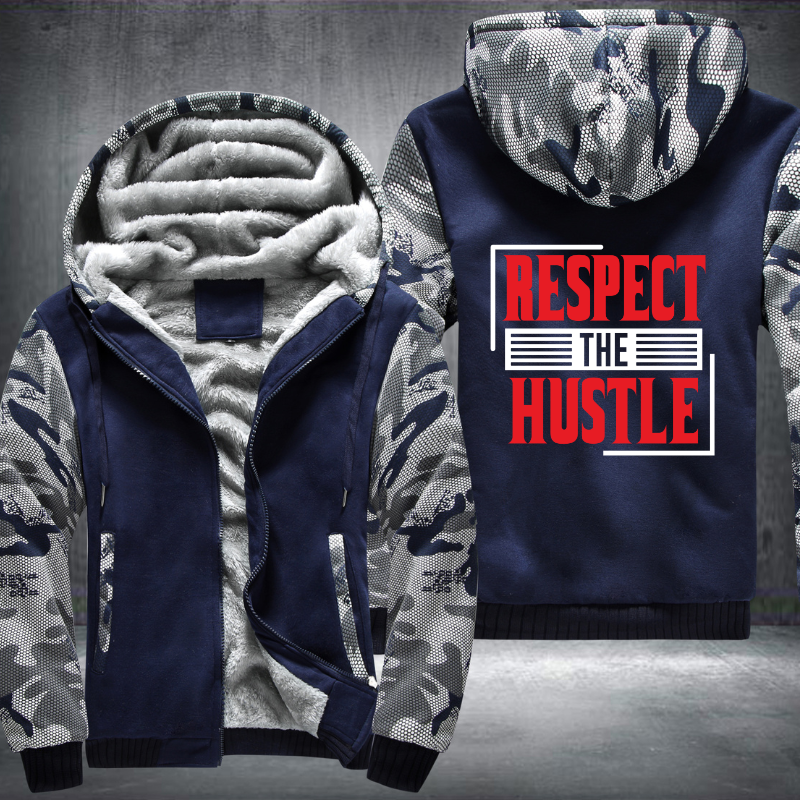 Respect The Hustle Fleece Hoodies Jacket