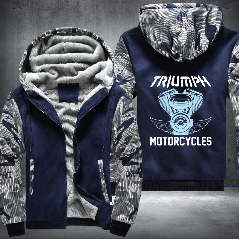 Triumph Motorcycle Fleece Hoodies Jacket