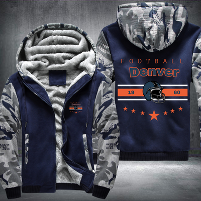 Vintage Football Denver 1960 Fleece Hoodies Jacket