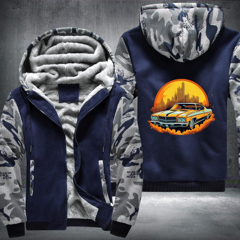 Cruising down the road in style Fleece Hoodies Jacket