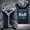 best dog dad ever Fleece Hoodies Jacket