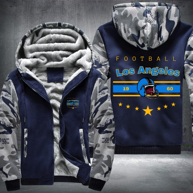 Vintage Football Los Angeles 1960 Fleece Hoodies Jacket