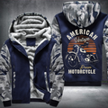 American Vintage Dream Motorcycle Fleece Hoodies Jacket