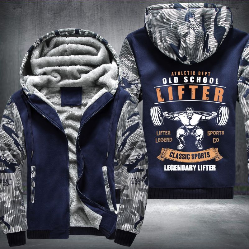 Athletic Dept Old School Lifter Fleece Hoodies Jacket