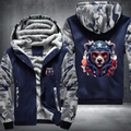 Animal Hiphop Graphic Funny Bear With Glasses Fleece Hoodies Jacket