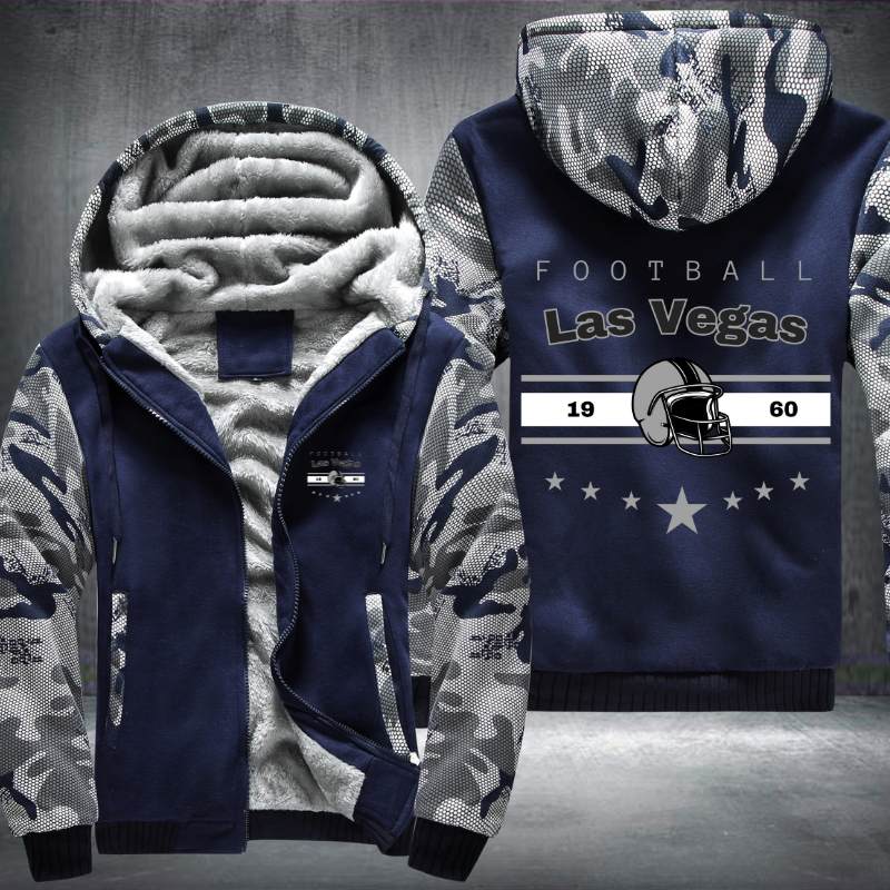 Vintage Football Las Vegas 1960 Fleece Hoodies Jacket