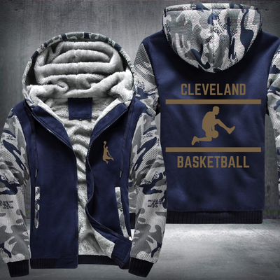 Basketball Lover City CLEVELAND Fleece Hoodies Jacket