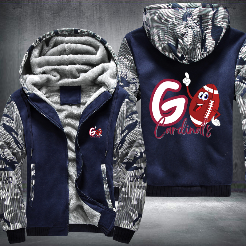 Go Cardinals Fleece Hoodies Jacket