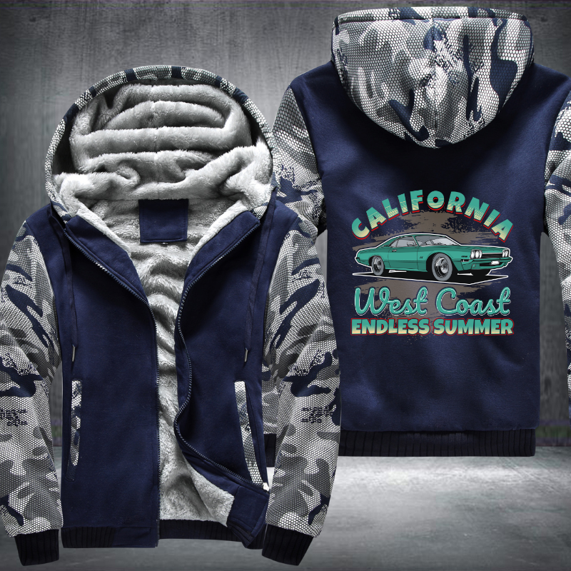 California west coast endless Fleece Hoodies Jacket