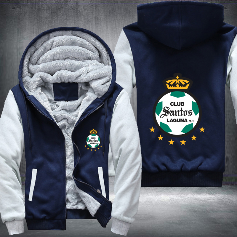 Santos Laguna Football Fleece Hoodies Jacket