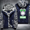 Monkey Vegan Fleece Hoodies Jacket