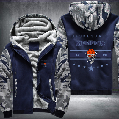 Vintage Basketball MEMPHIS 1995 Fleece Hoodies Jacket