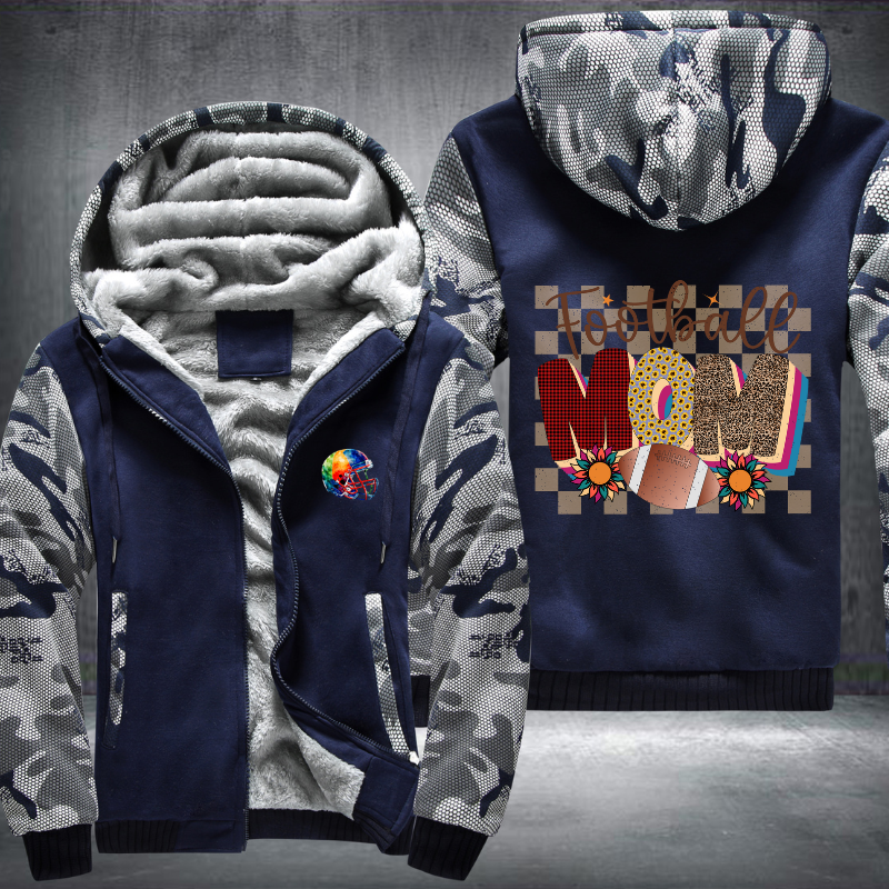 Football Mom Fleece Hoodies Jacket