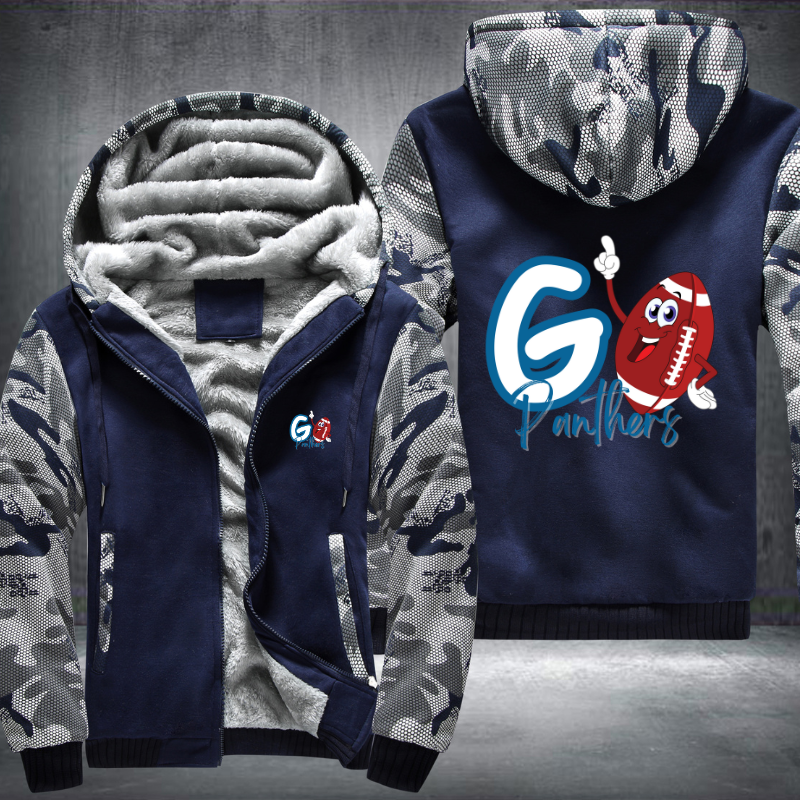 Go Panthers Fleece Hoodies Jacket