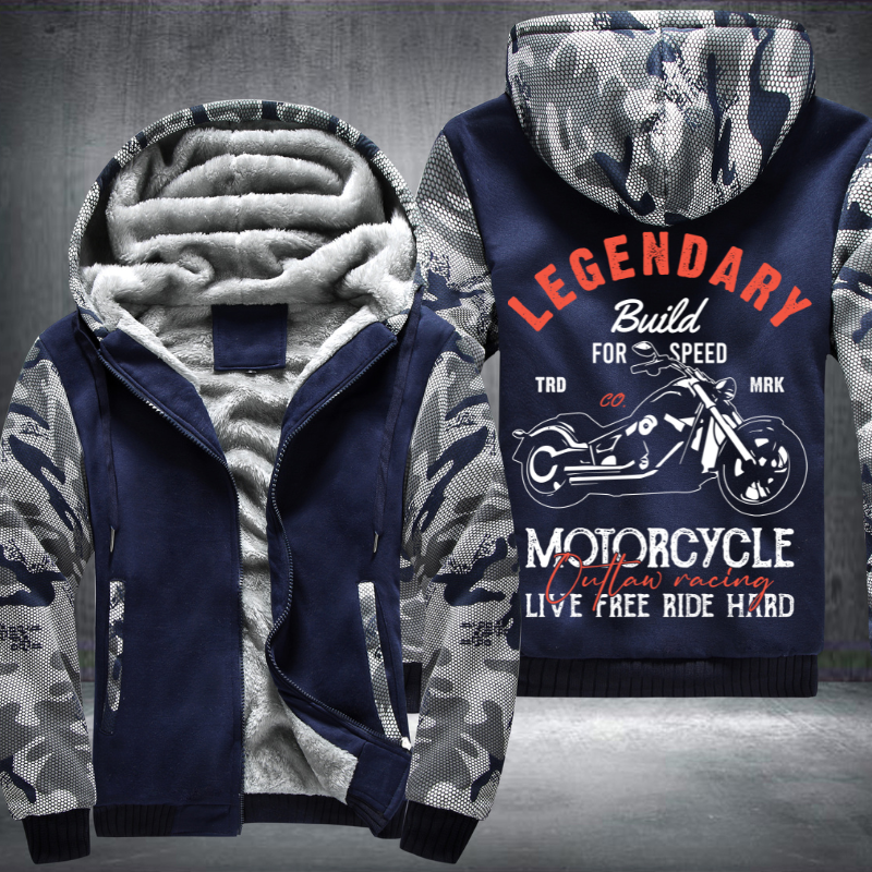 Legendary Build For Speed Fleece Hoodies Jacket