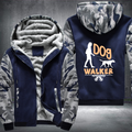 dog walker Fleece Hoodies Jacket