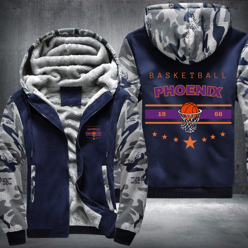 Vintage Basketball PHOENIX 1968 Fleece Hoodies Jacket