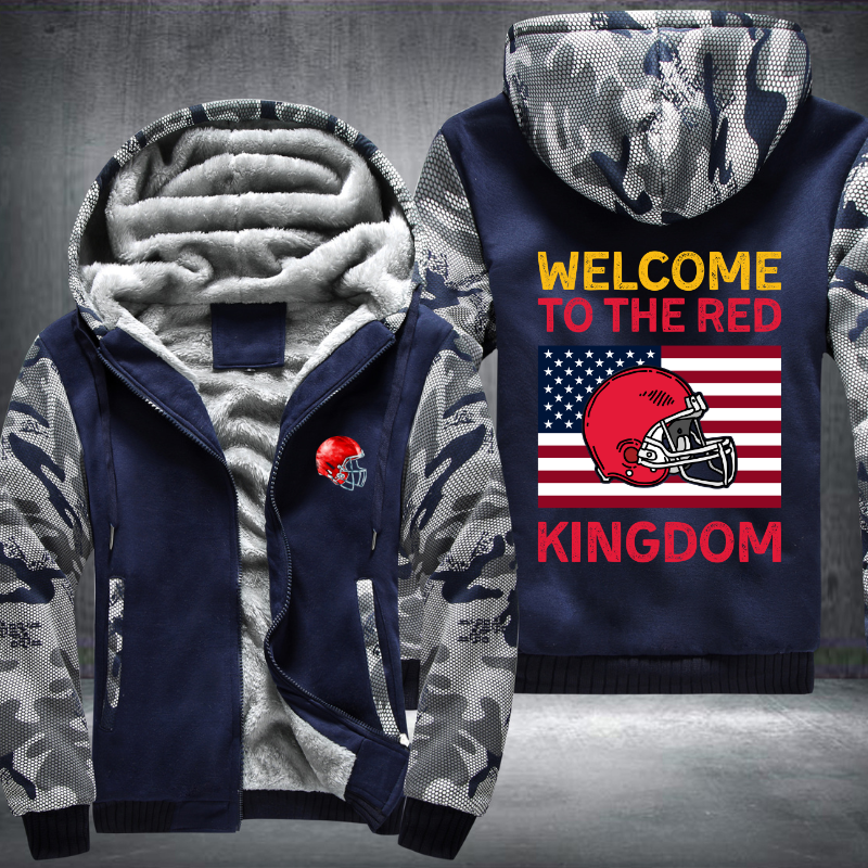 Welcome To The Red Kingdom Fleece Hoodies Jacket