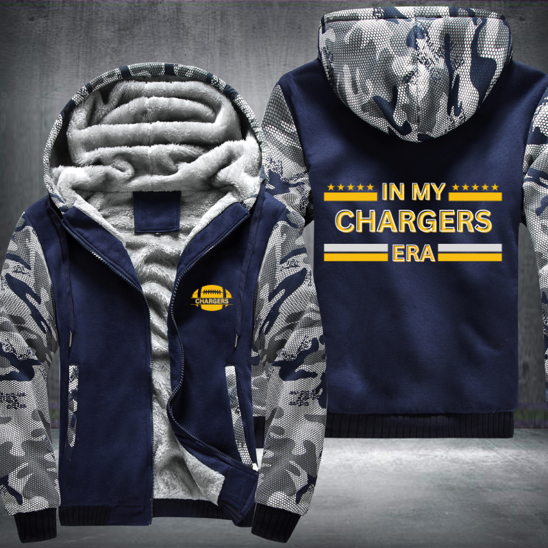 In My Football Era Game Day Chargers Fleece Hoodies Jacket