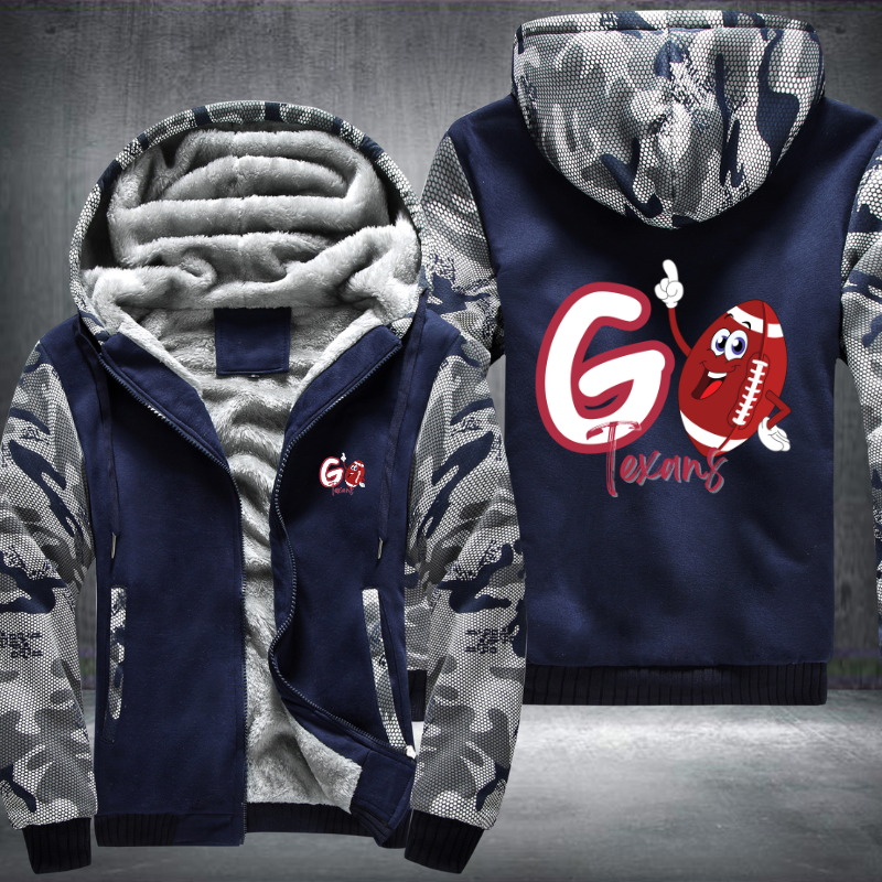 Go Texans Fleece Hoodies Jacket