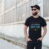 Football Los Angeles 1960 Cotton Black Short Sleeve T-Shirt