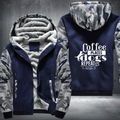 coffee places dogs repeat design Fleece Hoodies Jacket