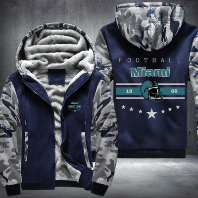Vintage Football Miami 1966 Fleece Hoodies Jacket